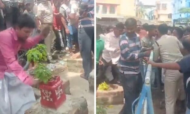 फल बिक्री की जगह तुलसी मंच लगाने पर बवाल, बंगाल में दो गुटों के बीच आगजनी-पत्थरबाजी