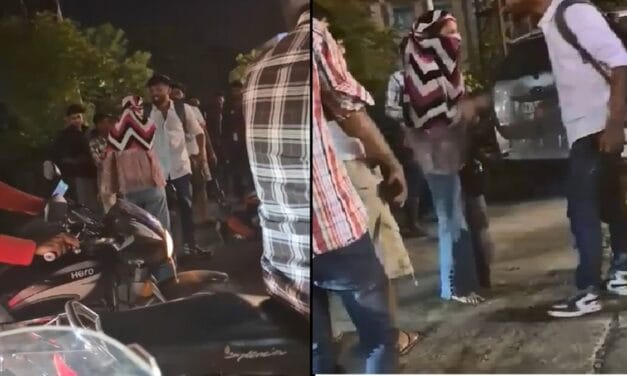 गर्लफ्रेंड का हाई वोल्टेज ड्रामा… बॉयफ्रेंड की बाइक के आगे लगाई स्कूटी, फिर काटा बवाल, VIDEO