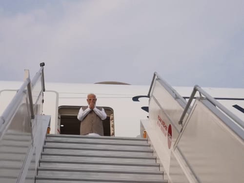 मोदी 3 देशों के दौरे पर रवाना, पहले साइप्रस जाएंगे:इंदिरा, अटल के बाद साइप्रस जाने वाले तीसरे भारती