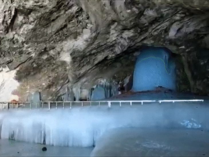 अमरनाथ यात्रा-11 दिन में 2 लाख श्रद्धालुओं ने दर्शन किए:13वां जत्था जम्मू से रवाना; गांदरबल में तीर्थ