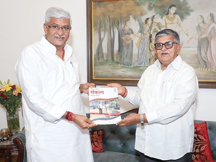 चंडीगढ़ में इलेक्ट्रिक बसों की मांग लेकर दिल्ली पहुंचे प्रशासक:केंद्रीय मंत्री खट्टर से की मुला