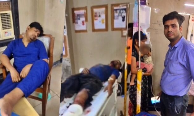 मेरठ में लापरवाही की हद पार! डॉक्टर  सोते रहे, घायल ने तड़प-तड़प कर तोड़ा दम