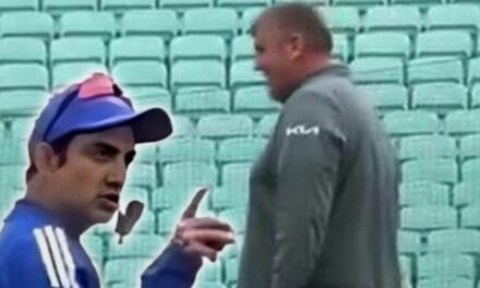 Gautam Gambhir और Pitch Curetor में हुई तीखी बहस.