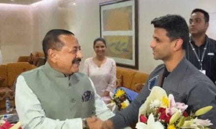 एस्ट्रोनॉट शुभांशु दिल्ली पहुंचे, पीएम से मिलेंगे:एयरपोर्ट पर मंत्री जितेंद्र सिंह ने स्वागत कि