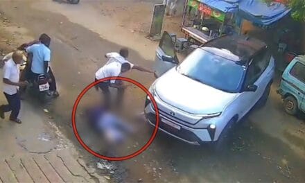 हादसा या तकनीकी खराबी? Harrier EV की चपेट में आकर शख्स की मौत! वीडियो से उठे सवाल