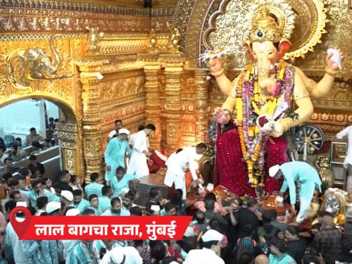गणेश चतुर्थी आज:मुंबई के सिद्धीविनायक मंदिर में विशेष पूजा, सूरत में बनाई गईं सोने की सबसे छोटी 1 इ