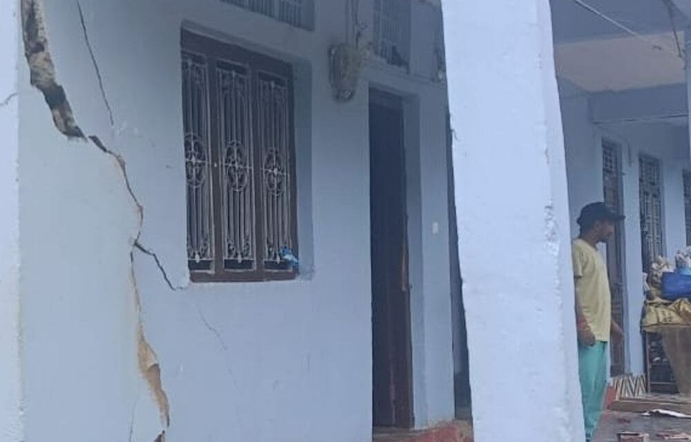 जोशीमठ के बाद चमोली का नंदानगर जमीन में समाने लगा:34 परिवारों ने घर छोड़ा, बाजार खाली; जोशीमठ में भी