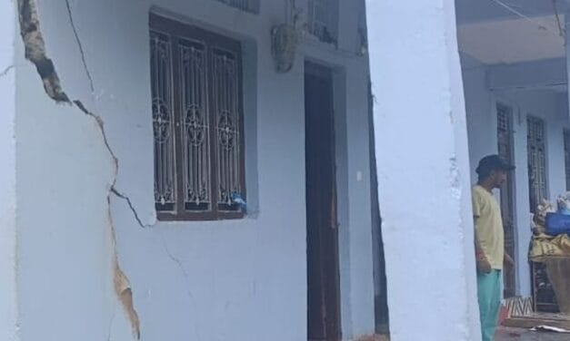 जोशीमठ के बाद चमोली का नंदानगर जमीन में समाने लगा:34 परिवारों ने घर छोड़ा, बाजार खाली; जोशीमठ में भी