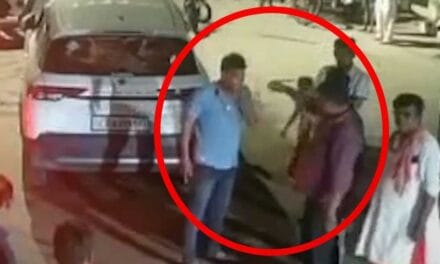 शराब के नशे में धुत पुलिसकर्मी, किया हंगामा