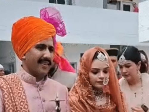 हिमाचल के मंत्री विक्रमादित्य-अमरीन की मैरिज के PHOTOS:बुशहर रियासत की बहू बनी डॉ. कौर; सांसद कंगना और