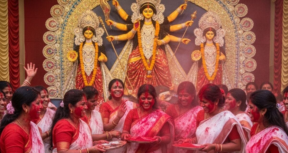 दुर्गा पूजा पर क्यों होती है सिंदूर खेला की रस्म? जानें सदियों पुराने इस रिवाज का महत्व