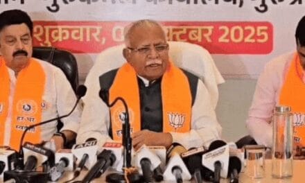 गुरुग्राम में कांग्रेस प्रदेशाध्यक्ष पर खट्टर का तंज:बोले-सिर मुंडाते ही ओले पड़ गए, नया अध्यक्ष