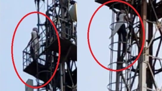 दीपावली की सफाई के लिए मां ने डांटा तो मोबाइल के टॉवर पर चढ़ गई बेटी, किया हाईवोल्टेज ड्रामा