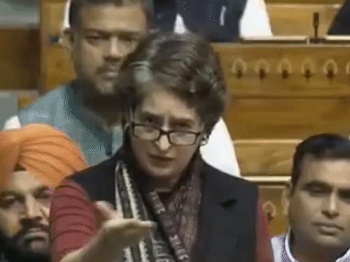 संसद में मोदी का ‘Thank You, Thank You’:राजनाथ की विपक्ष को फटकार, प्रियंका बोलीं