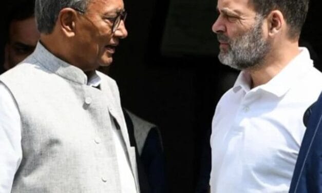 RSS की तारीफ पर दिग्विजय सिंह को राहुल का तंज:बोले