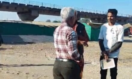 IAS अफसर ने युवक को मारे चांटे, VIDEO:नरसिंहपुर में पुजारी से कहा