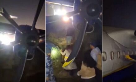 लैंडिंग के दौरान रनवे से फिसला विमान, नेपाल में टला बड़ा हादसा