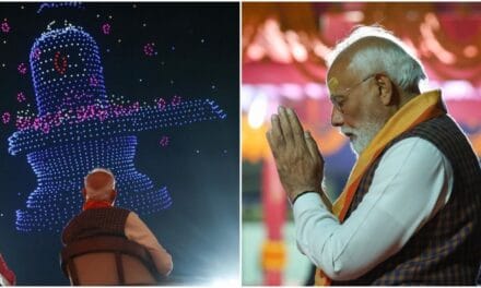 सोमनाथ में आकाश हुआ शिवमय, PM मोदी ने शेयर की ड्रोन शो की भव्य तस्वीरें