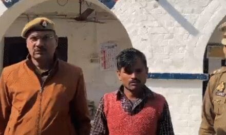 थाने में पत्नी की गोली मारकर हत्या की:प्रेमी के साथ भाग गई थी, हरदोई में पुलिसवाले देखते रह गए, 2 सस्पेंड