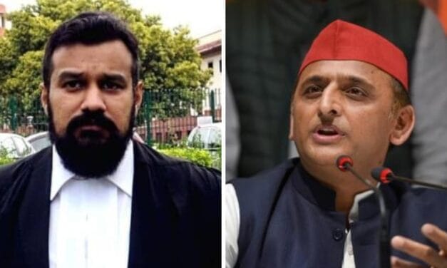 ₹1 हर्जाना! एडवोकेट विष्णु शंकर जैन ने अखिलेश पर किया मानहानि का केस