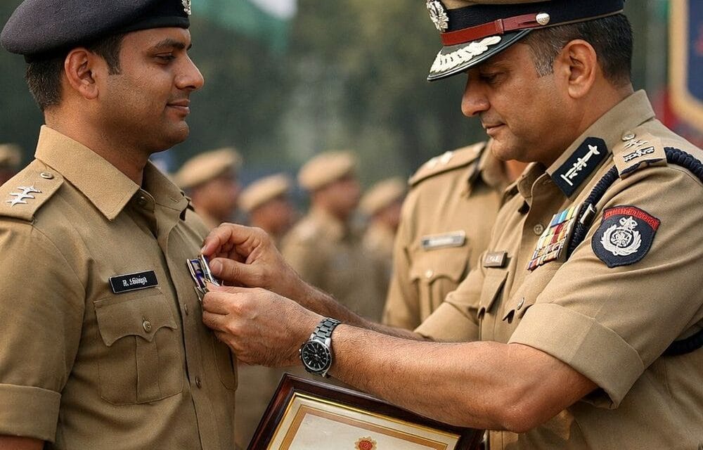 गणतंत्र दिवस पर 982 पुलिस कर्मियों को सेवा मेडल:इनमें 125 वीरता पुरस्कार शामिल; जम्मू-कश्मीर पुलिस को सबसे ज्यादा 45 मेडल