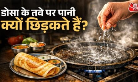 डोसा बनाने से पहले तवे पर पानी क्यों छिड़कते हैं? IIT मद्रास के प्रोफेसर ने बताया