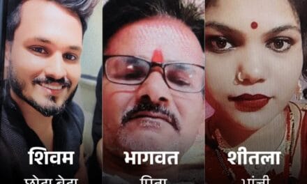 तेज रफ्तार ऑडी ने परिवार को रौंदा…बाप-बेटे समेत 3 मौतें:रीवा में शादी का न्योता देने जा रहे थे; बाइक के परखच्चे उड़े