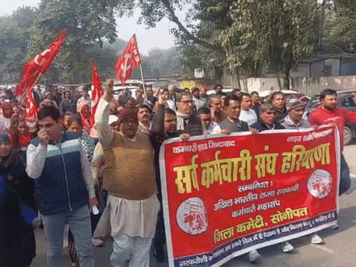 हरियाणा में आज 10 ट्रेड यूनियन की हड़ताल:रोडवेज बसों पर असर नहीं, बस अड्डों पर धारा 163 लागू; बिजली निगम में नो वर्क-नो वेज नियम