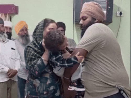 रोते बच्चे वाले सिख दंपती का तलाक नहीं हुआ:मां ग्वालियर से मोहाली आई, थाने में कस्टडी मिली; MP से वायरल हुए वीडियो की पूरी कहानी