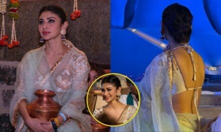 हाथ में कलश, माथे पर बिंदी…शिवभक्ति में डूबीं मौनी रॉय, PHOTOS