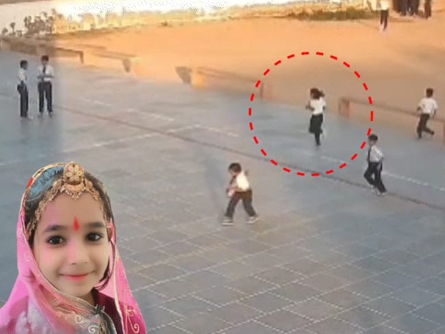राजस्थान में 9 साल की छात्रा को हार्ट अटैक, मौत:स्कूल ग्राउंड में खेलते समय गिरी; बड़े भाई की भी इसी तरह जान गई थी