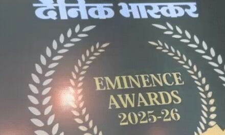 दिल्ली में डीबी एमिनेंस अवॉर्ड के 7वें सीजन का आयोजन:केंद्रीय मंत्री चिराग पासवान ने मध्य प्रदेश के 45 दिग्गजों को सम्मानित किया
