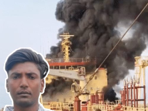 राजस्थान के युवक की ईरान के हमले में मौत:क्रूड ऑयल टैंकर पर गिरी थी मिसाइल, 3 दिन से शव ढूंढ रही एजेंसी
