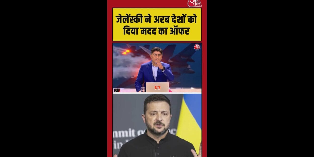 जेलेंस्की ने अरब देशों को दिया मदद का ऑफर