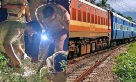 कानपुर में दिल्ली-प्रयागराज रेल रूट पर जला गैस सिलेंडर मिला, मचा हड़कंप