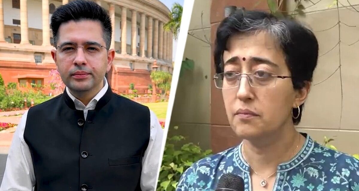 राघव चड्ढा क्या बीजेपी में जाएंगे? सवाल पर मुस्कुराते हुए आतिशी ने बताई 'SOP'