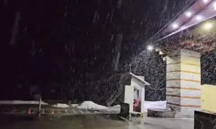 हिमाचल के ऊंचे पहाड़ों पर बर्फबारी, निचले इलाकों में बारिश:24 घंटे में 4.6॰C गिरा तापमान, 9 अप्रैल तक ओलावृष्टि-तूफान की चेतावनी