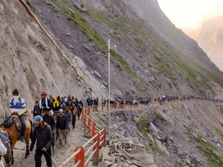 अमरनाथ यात्रा 3 जुलाई से, 57 दिन चलेगी:पहला जत्था 1 जुलाई को रवाना होगा, 15 अप्रैल से शुरू होंगे रजिस्ट्रेशन