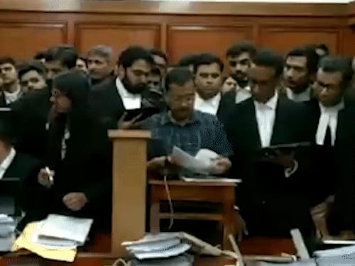 केजरीवाल बोले-जज के बच्चे सॉलिसिटर-जनरल के साथ काम करते हैं:ऐसे में जज उनके खिलाफ आदेश कैसे दे पाएंगी; CBI के वकील हैं तुषार मेहता