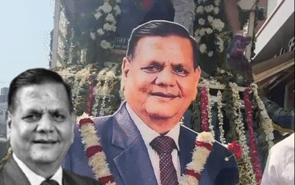 बीकाजी के CMD शिवरतन अग्रवाल की पार्थिव-देह श्मशान घाट पहुंची:5 क्विंटल चंदन की लकड़ी से होगा अंतिम संस्कार, ‘फन्ना बाबू अमर रहे’ के नारे लगे