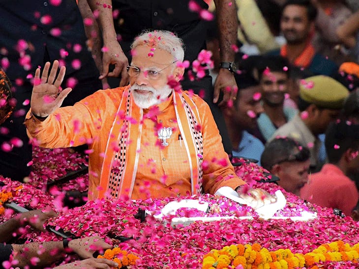 काशी में पीएम मोदी 14Km का रोड शो करेंगे:BLW से बाबा विश्वनाथ तक जाएंगे, रुद्राभिषेक करेंगे; 5 जगह स्वागत करेंगे मंत्री-विधायक