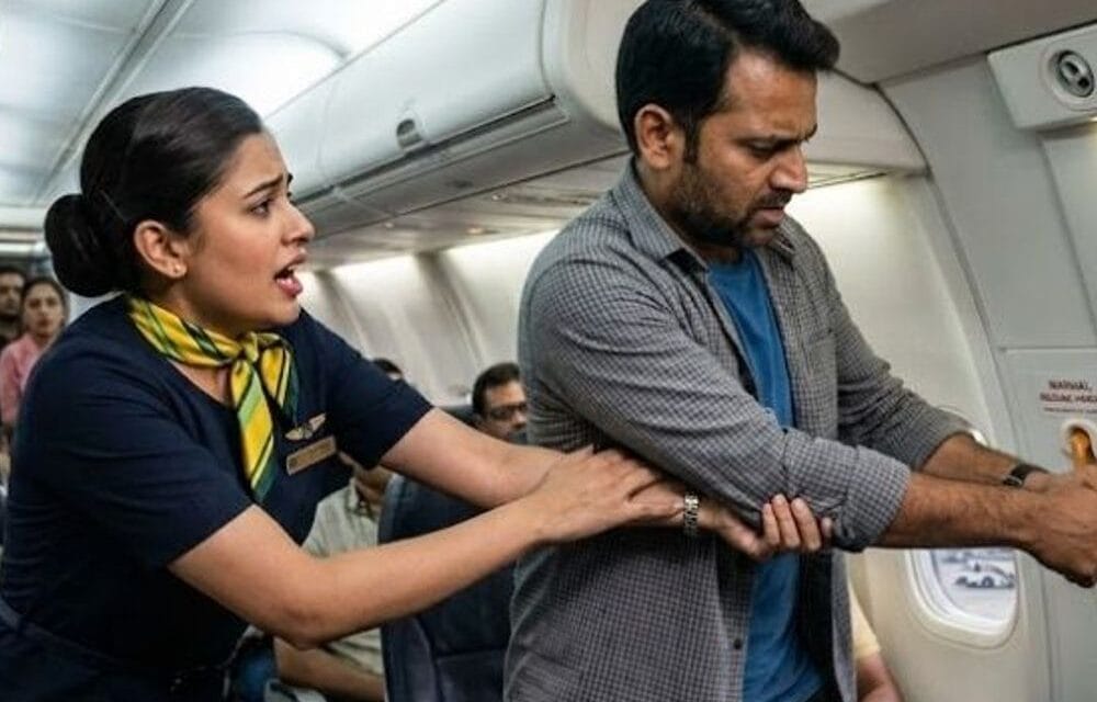 चेन्नई में यात्री चलती फ्लाइट का इमरजेंसी गेट खोलकर कूदा:विमान रनवे से टर्मिनल की तरफ जा रहा था, पायलट ने तुरंत रोका; आरोपी गिरफ्तार