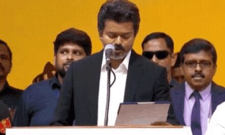 विजय को कमल हासन और प्रकाश राज ने बधाई दी:एक्ट्रेस तृषा शपथ ग्रहण में शामिल हुईं, थलापति की मां से गले मिलीं