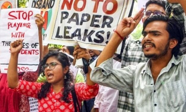 NEET-UG एग्जॉम कैंसिल होने के बाद पहली बैठक:शिक्षा मंत्री के घर अधिकारी पहुंचे; नई डेट पर चर्चा, अभी घोषणा बाकी