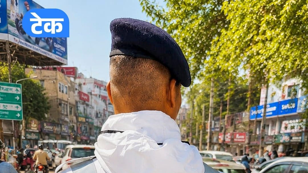 44 डिग्री तापमान में रांची पुलिस का हाईटेक प्रयोग!