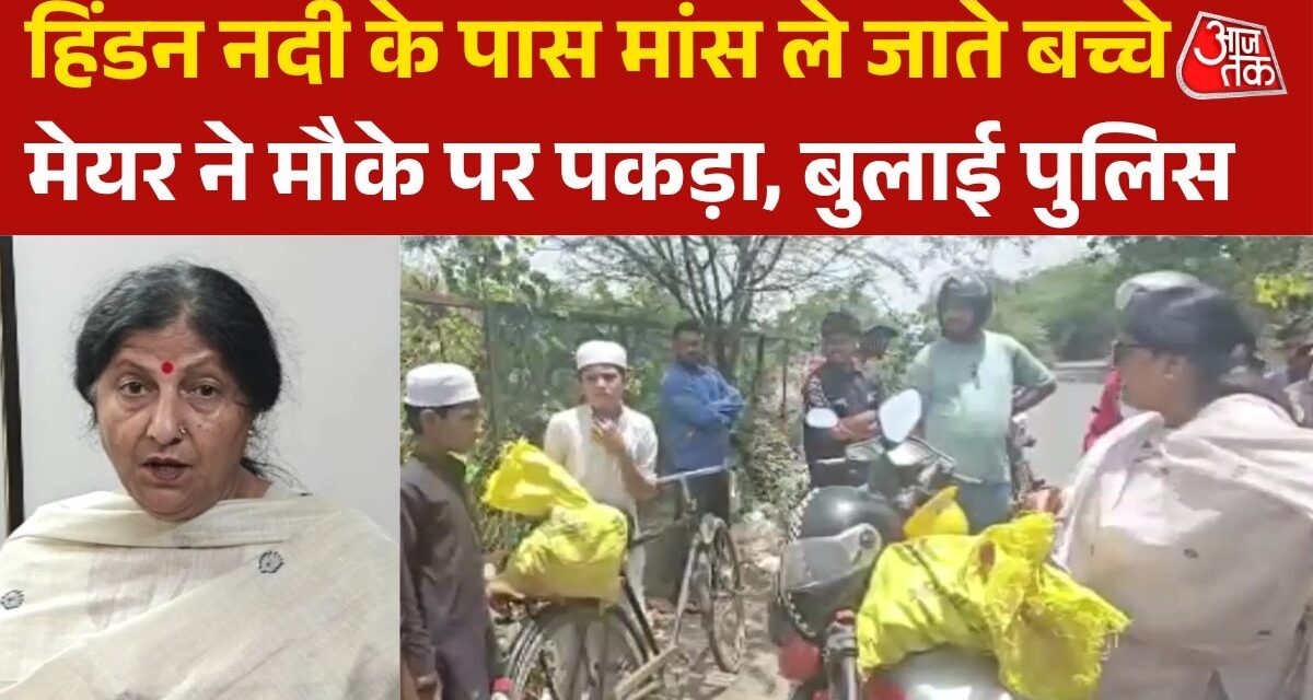 'सच बताओ किसने भेजा तुम्हें…', नदी में मांस फेंकने की कोशिश, गुस्साईं मेयर