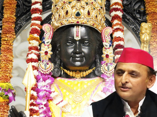 अयोध्या राम मंदिर से 7 करोड़ की चोरी का दावा:अखिलेश बोले
