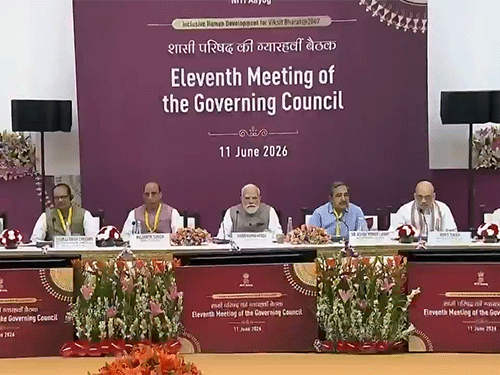 PM मोदी की अध्यक्षता में नीति आयोग की बैठक शुरू:कर्नाटक CM शिवकुमार, तमिलनाडु CM विजय पहली बार इसका हिस्सा बने