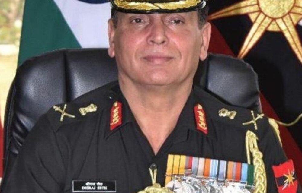 लेफ्टिनेंट जनरल धीरज सेठ अगले आर्मी चीफ होंगे:जनरल उपेंद्र द्विवेदी की जगह लेंगे; सेठ दो महीने पहले उप सेना प्रमुख बने थे