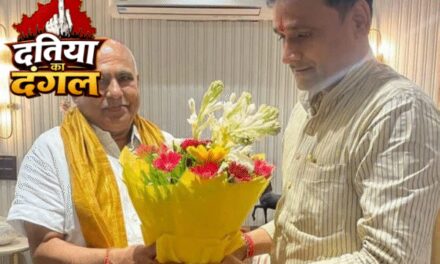 दतिया से नरोत्तम नहीं, आशुतोष तिवारी BJP कैंडिडेट:पूर्व गृहमंत्री का टिकट काटा, सड़क पर उतरे समर्थक, ग्वालियर-झांसी हाईवे जाम, 2KM तक वाहनों की कतारें
